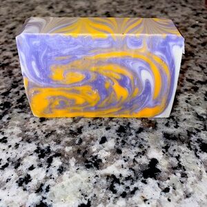 Pocket full of Sunshine: Handmade Body Soap: Lemon zest, Raspberry, Lavender